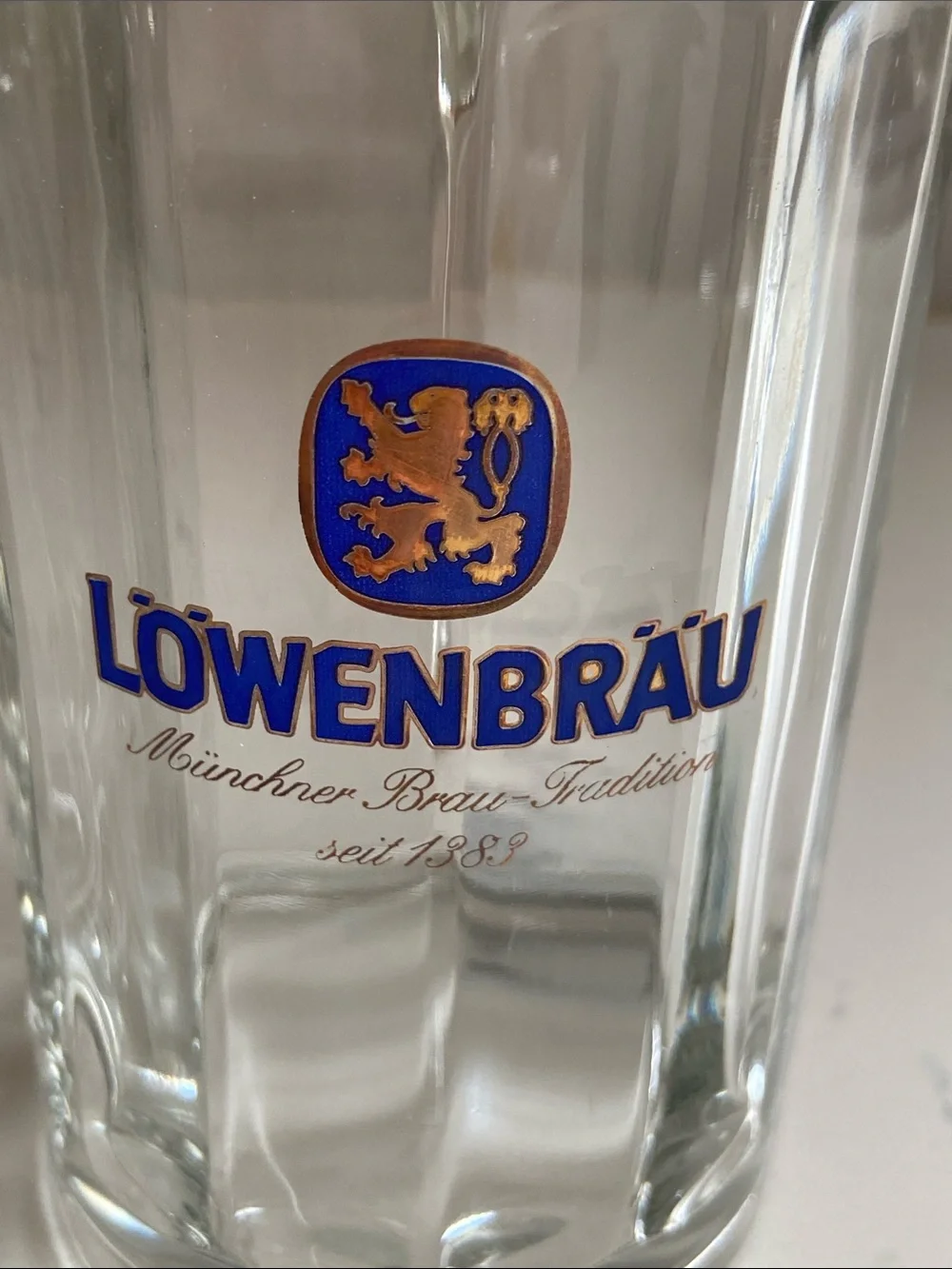 Vintage 1992 Löwenbräu Rastal 0.5L German Beer Mug